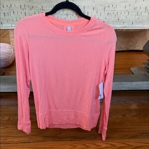 Athleta Coral Long Sleeve Tee